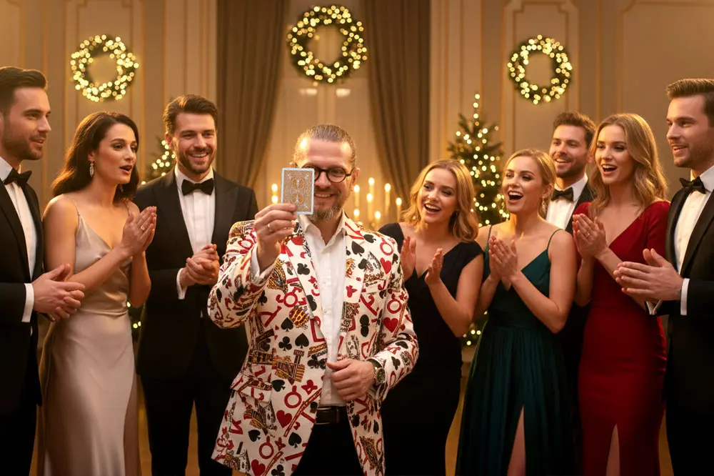 Zauberei auf einer Weihnachtsfeier in Lübeck